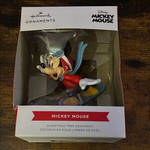 Hallmark Mickey Mouse Ornament in Red and Blue